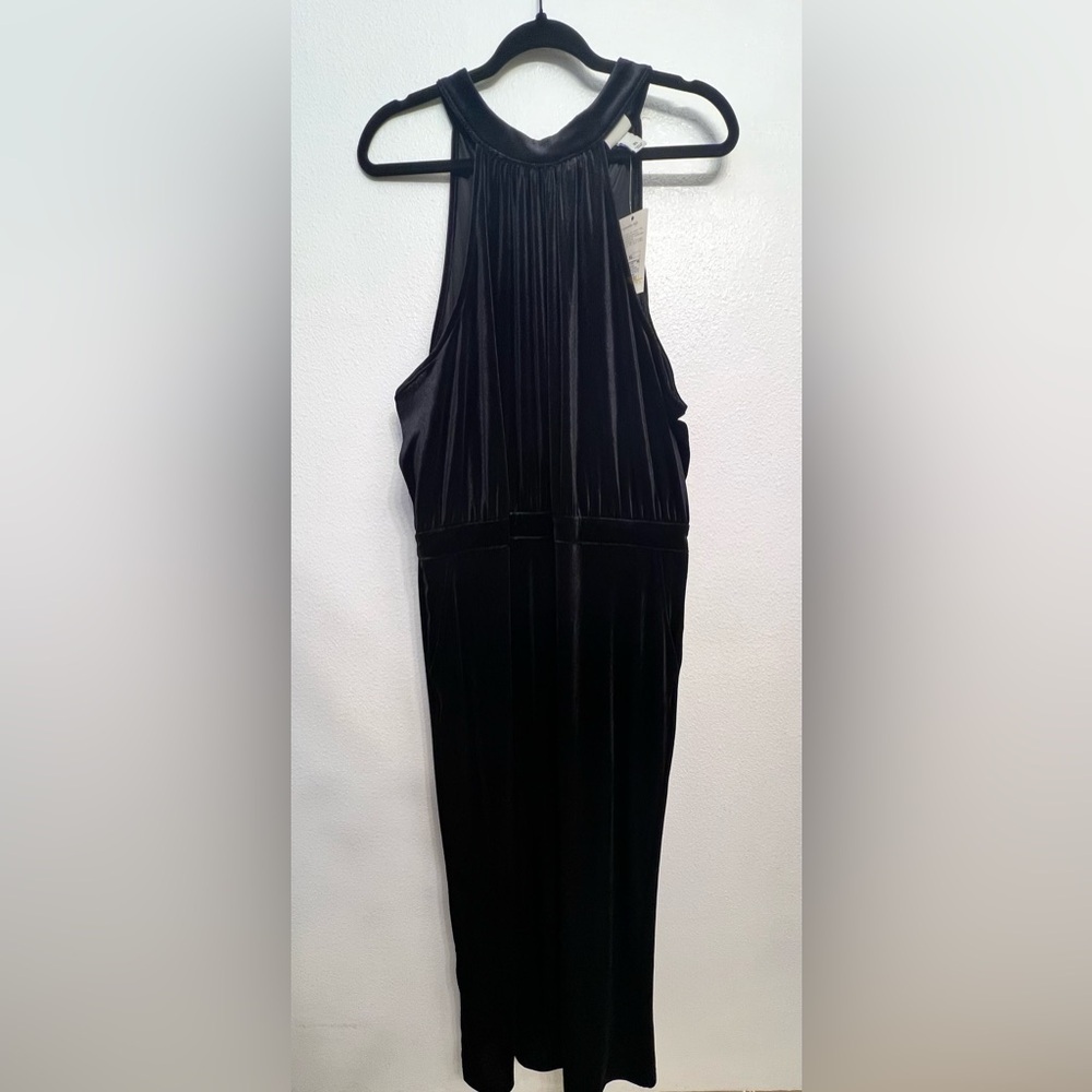 a new day Black Halter Jumpsuit - Picture 3 of 14
